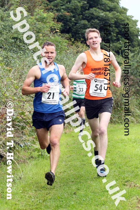 Senior Mens relay, 2021 Farringdon Open Cross Country, Sunderland . Photo: David T. Hewitson/Sports for All Pics